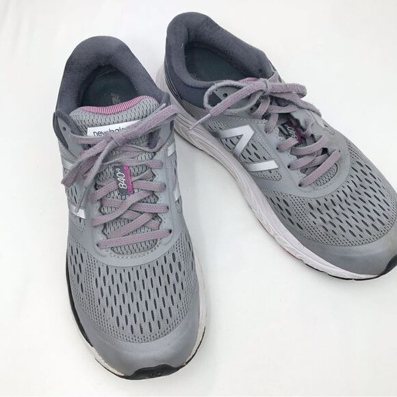 New Balance 840x4 Gray Honeycomb Athletic Running Sneakers - Picture 4 of 13
